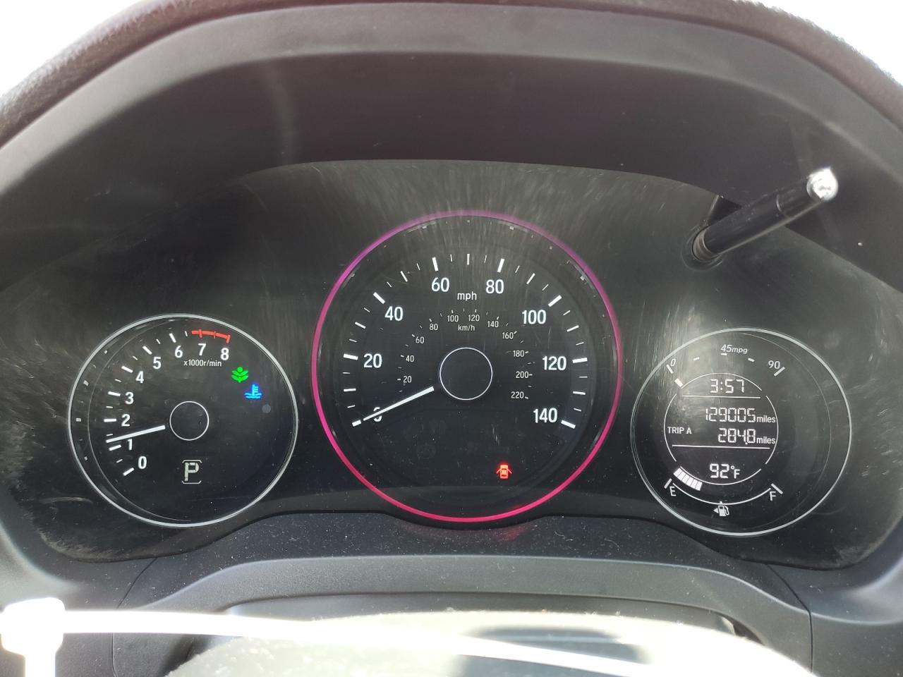 HONDA HR-V 2016 VIN 3CZRU5H55GM723840 zdjęcie 9