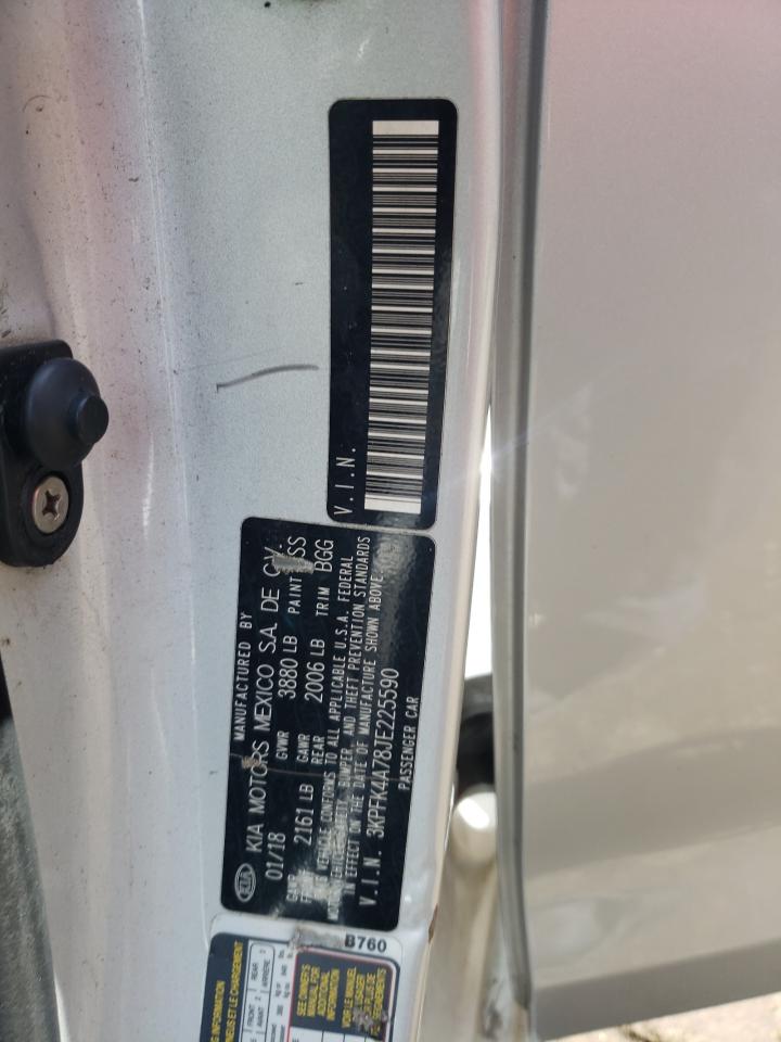 2018 Kia Forte Lx VIN: 3KPFK4A78JE225590 Lot: 81628425