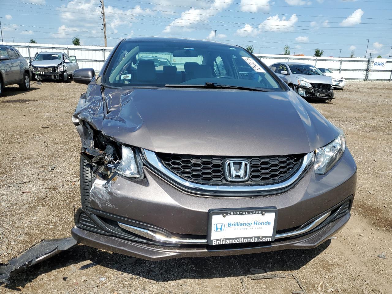 HONDA CIVIC 2014 VIN 2HGFB2F54EH539390 фото 5