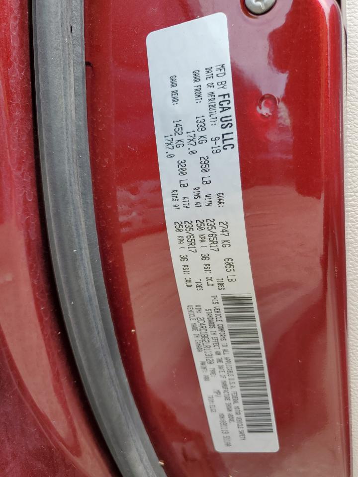 2020 Chrysler Pacifica Touring L VIN: 2C4RC1BG2LR113120 Lot: 60538385