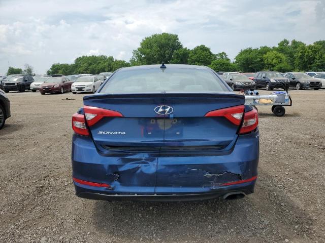  HYUNDAI SONATA 2016 Синий