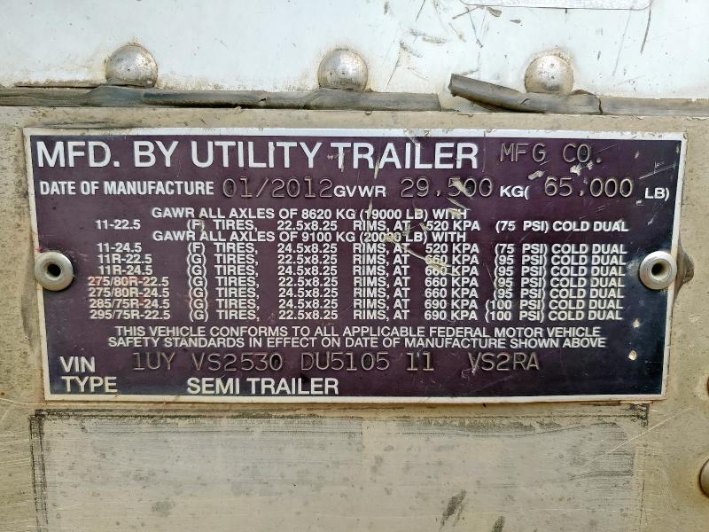 2013 UTILITY VS2RA  