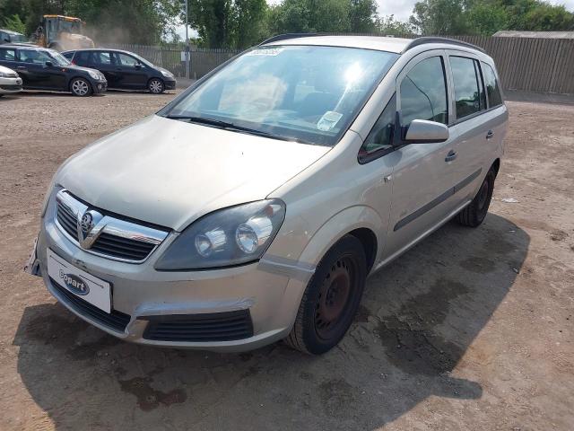 2007 VAUXHALL ZAFIRA 1.6I LIFE 5DR for sale at Copart SANDY