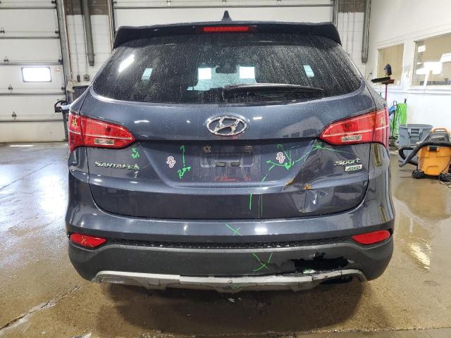  HYUNDAI SANTA FE 2016 Синий