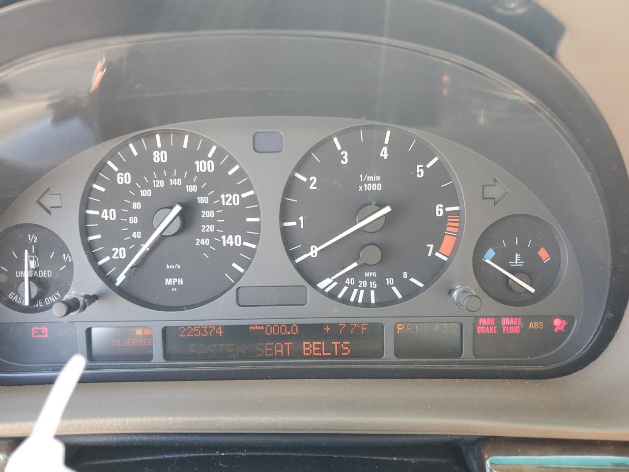 1995 BMW 740 I Automatic VIN: WBAGF6328SDH01894 Lot: 61288805
