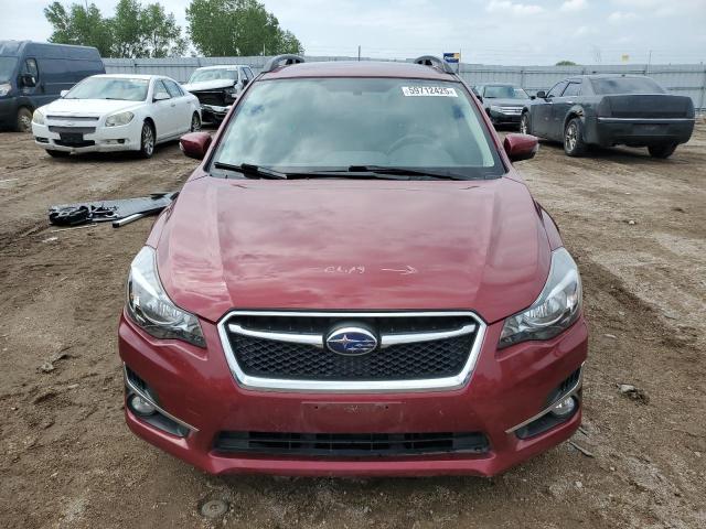  SUBARU IMPREZA 2015 Czerwony