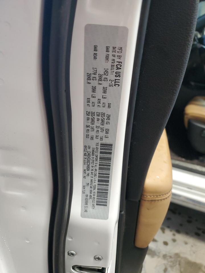 2016 Dodge Durango Citadel VIN: 1C4RDHEGXGC340684 Lot: 59790845