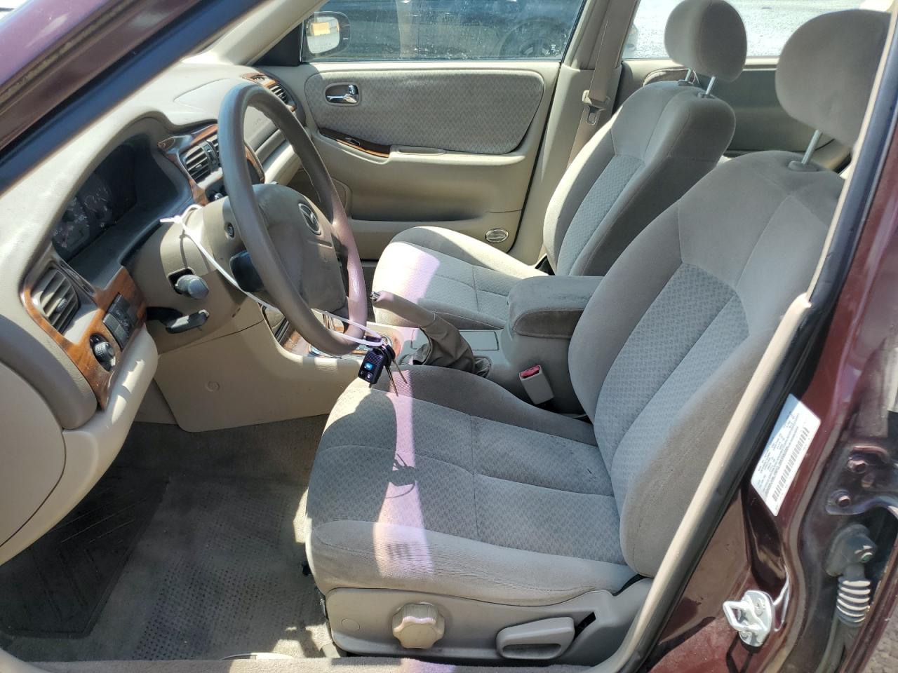 2002 Mazda 626 Lx VIN: 1YVGF22C925299200 Lot: 61741055