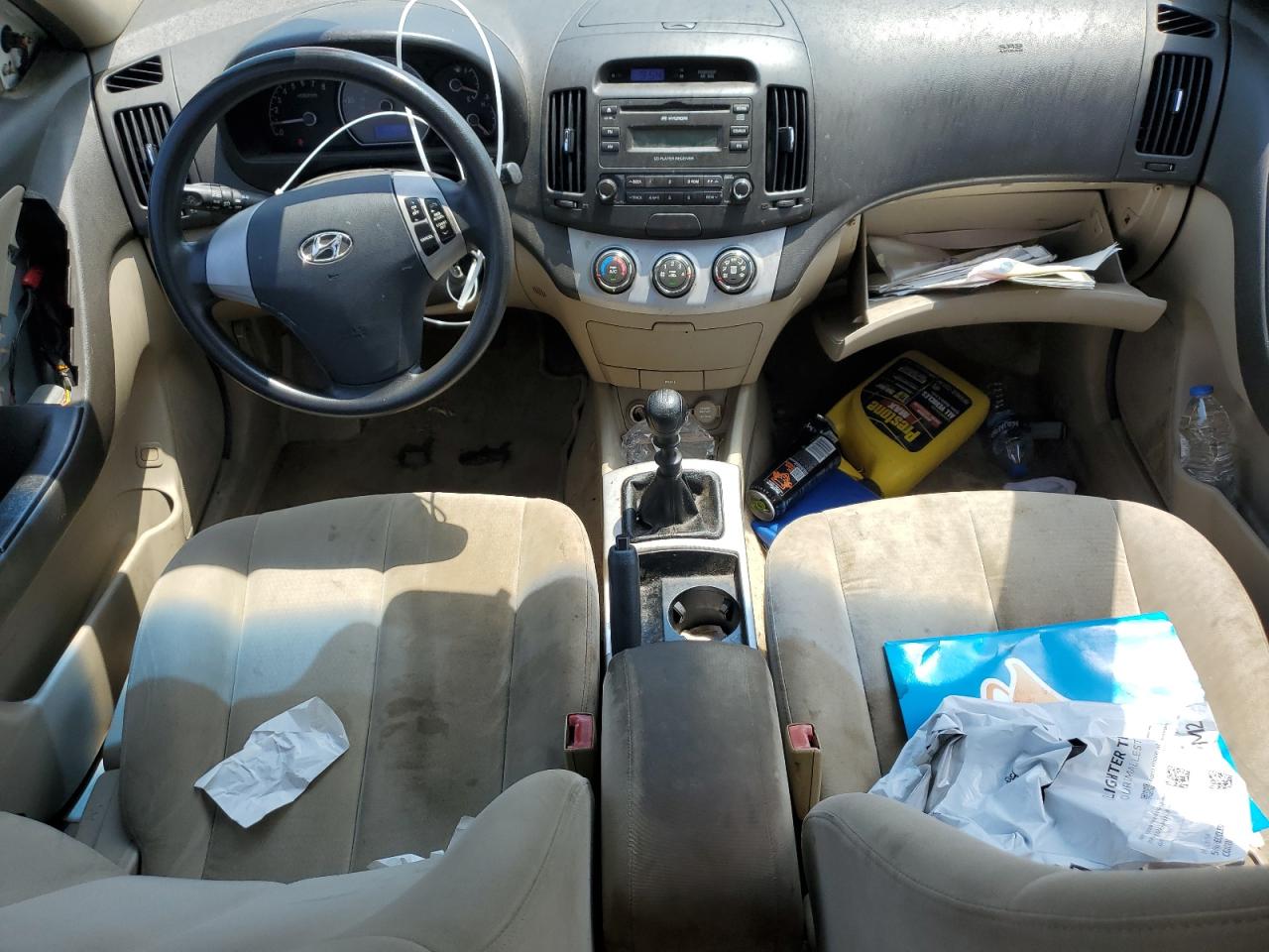HYUNDAI ELANTRA 2007 VIN KMHDU46D87U027002 фото 8