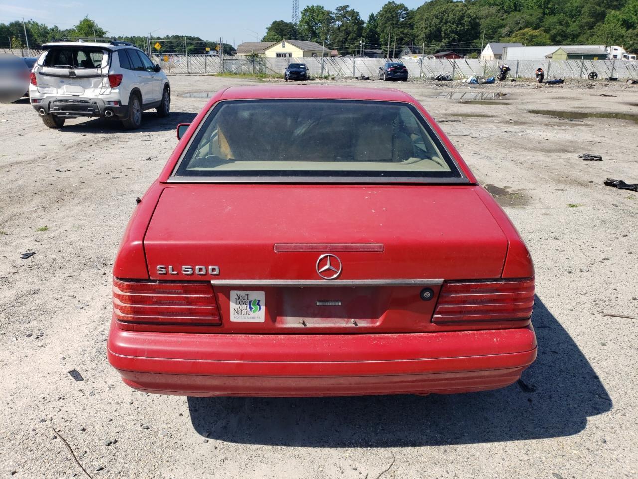 1996 Mercedes-Benz Sl 500 VIN: WDBFA67FXTF134311 Lot: 60843165