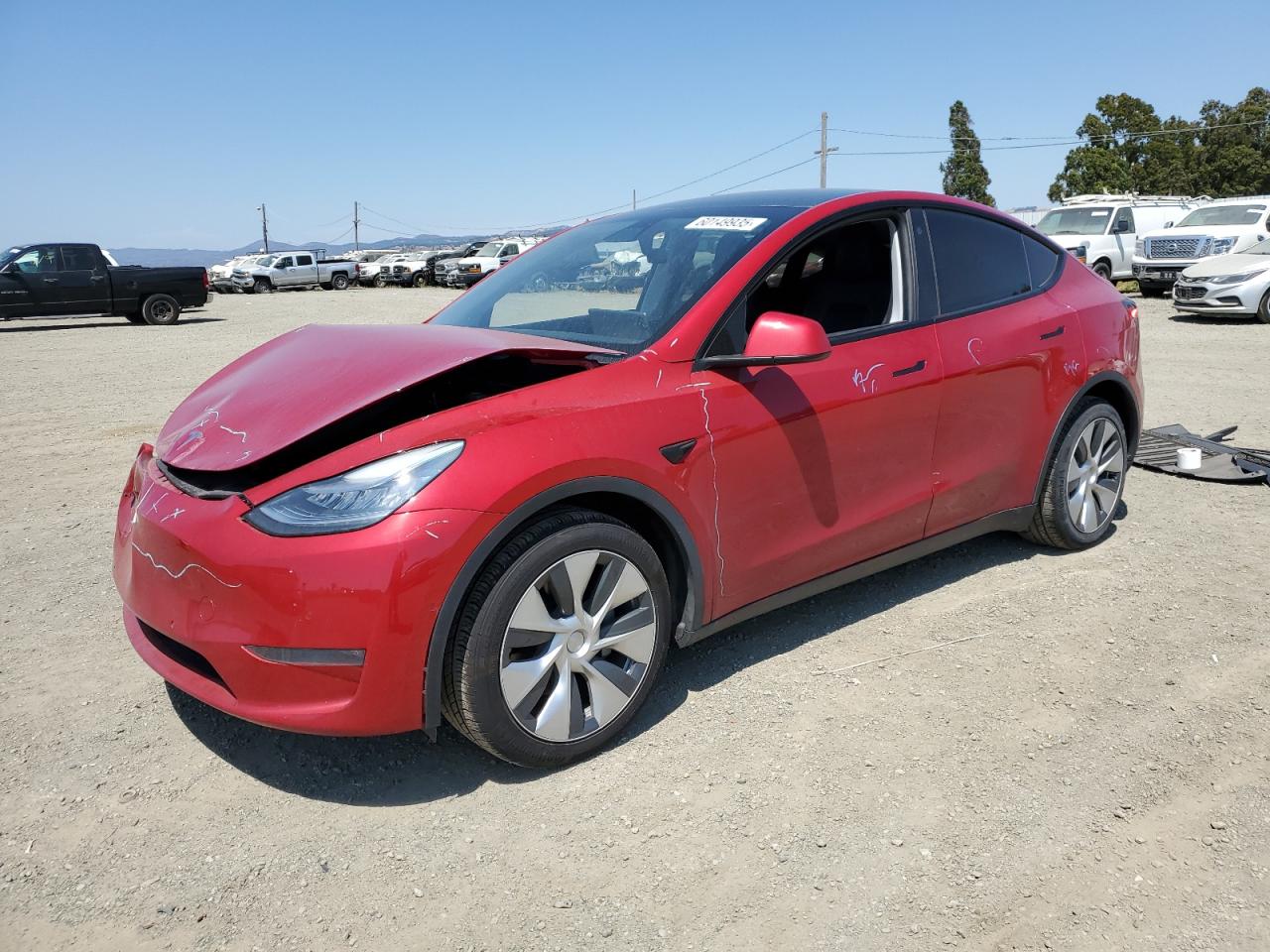 2021 Tesla Model Y за продажба в American Canyon, CA - Front End