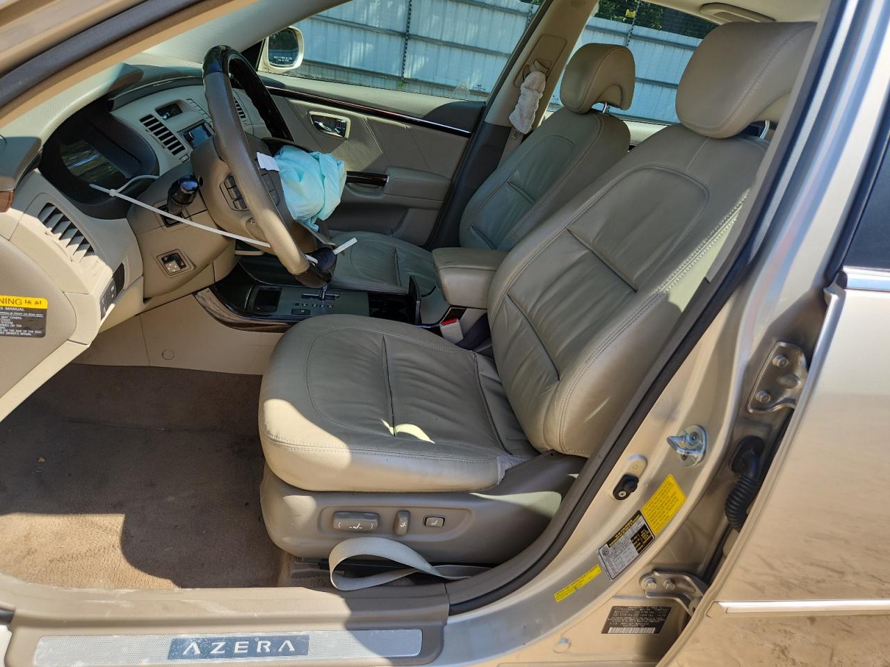 2010 Hyundai Azera Gls VIN: KMHFC4DF7AA450839 Lot: 62987885