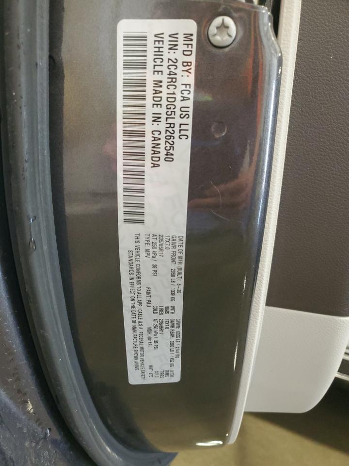 2020 Chrysler Voyager Lxi VIN: 2C4RC1DG5LR262540 Lot: 59388945
