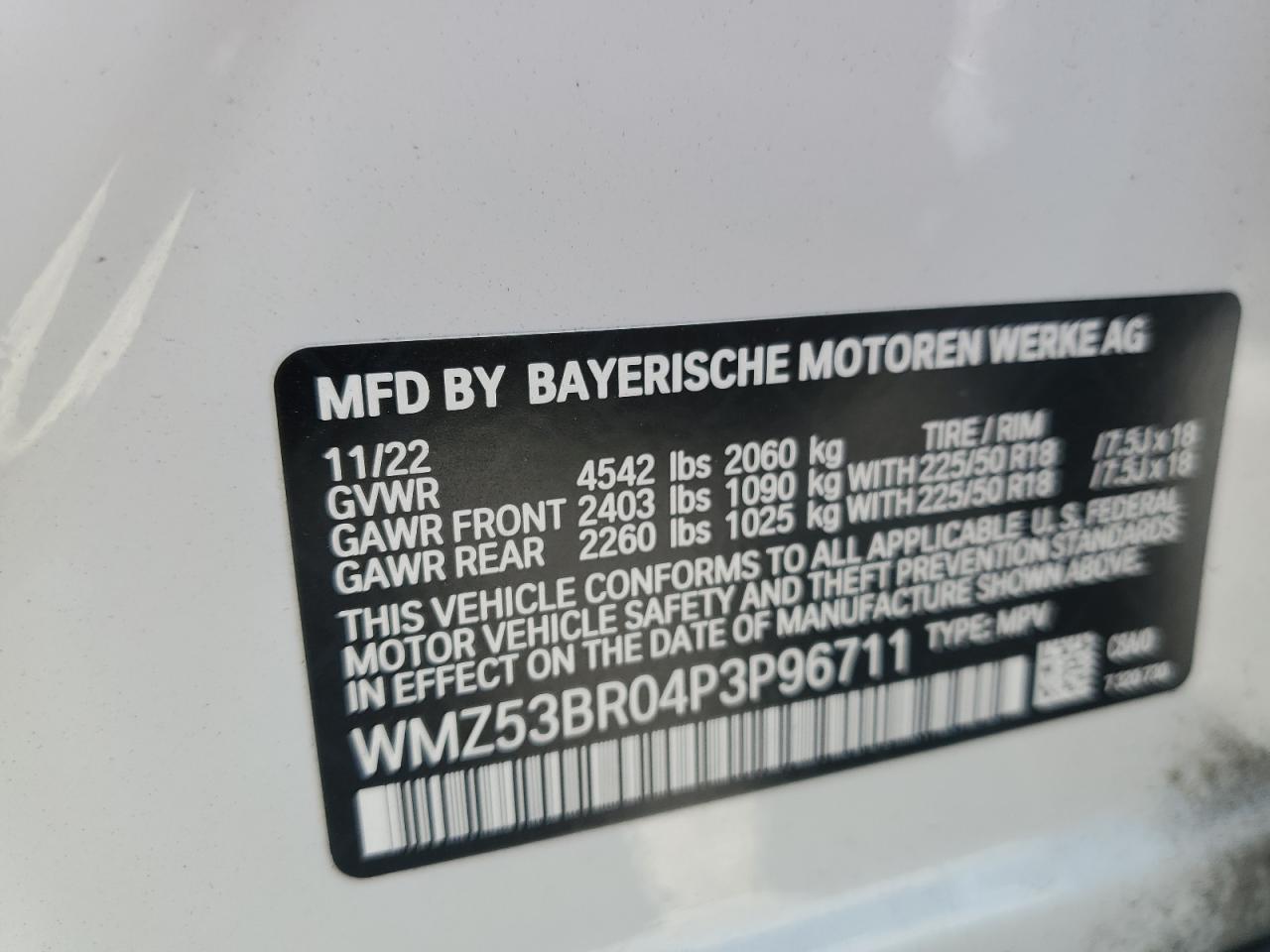 MINI COOPER 2023 VIN WMZ53BR04P3P96711 zdjęcie 12