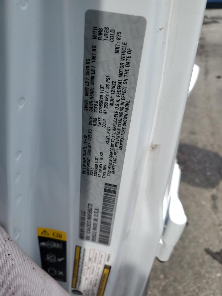 2021 Jeep Wrangler Unlimited Sahara VIN: 1C4HJXEG1MW586273 Lot: 61723485