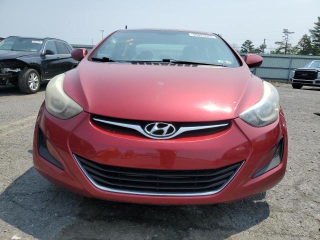  HYUNDAI ELANTRA 2014 Czerwony