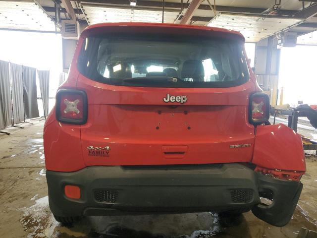  JEEP RENEGADE 2018 Czerwony