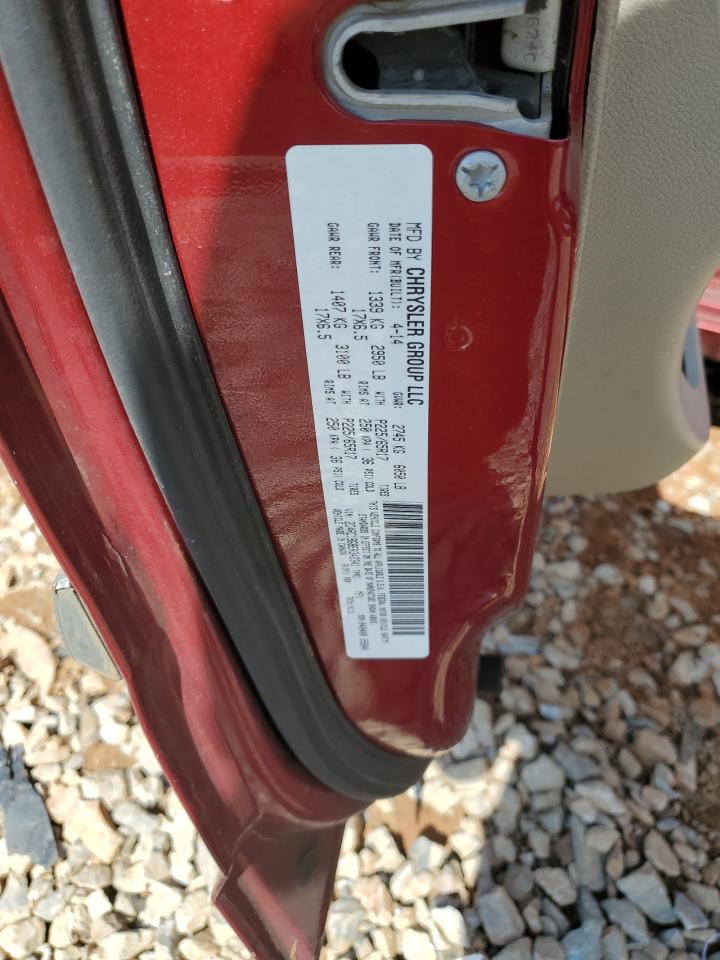 2014 Chrysler Town & Country Touring VIN: 2C4RC1BG8ER342341 Lot: 62773565