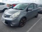 2012 NISSAN NOTE N-TEC for sale at Copart CHESTER