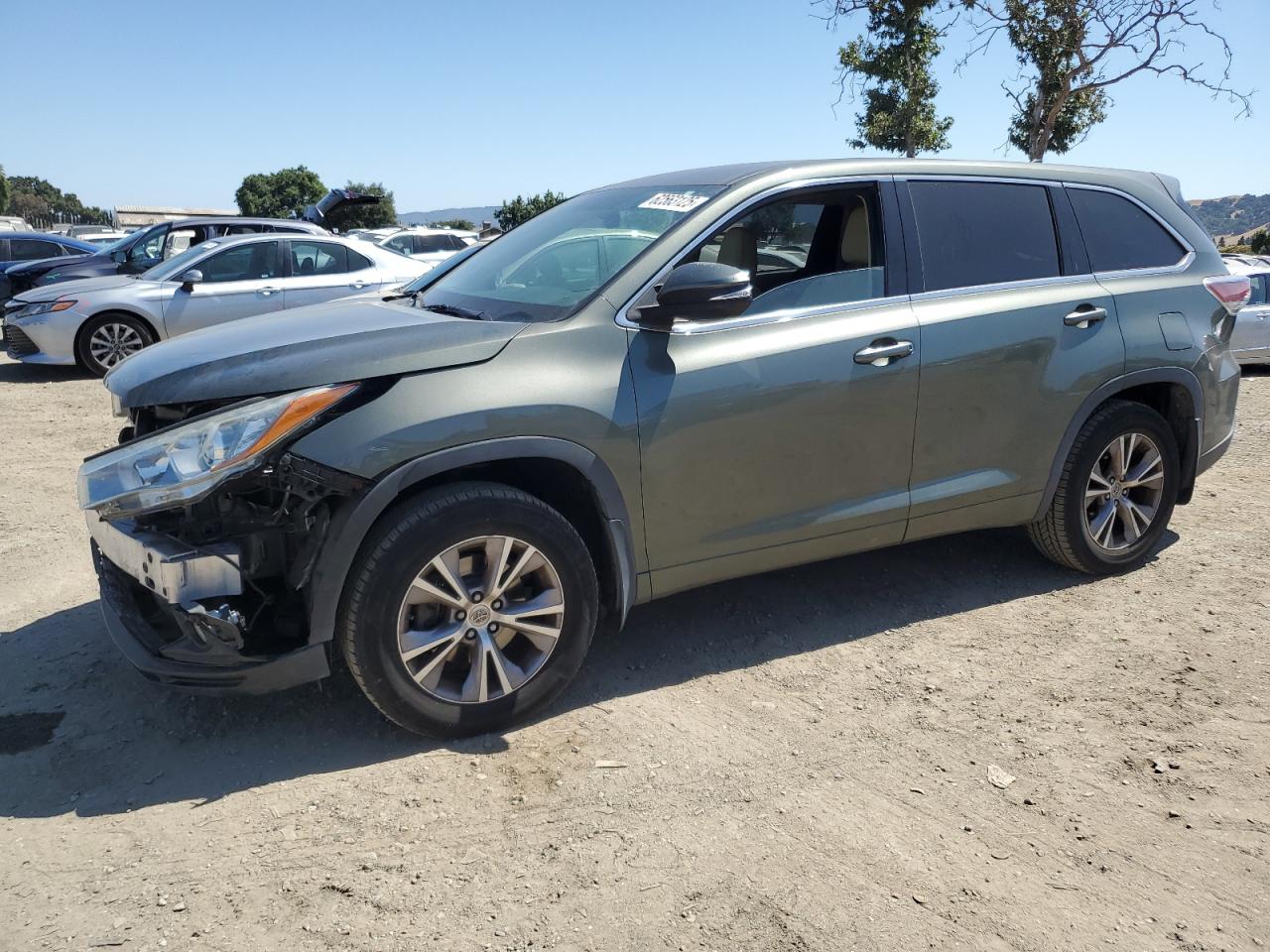 TOYOTA HIGHLANDER 2015 VIN 5TDBKRFHXFS103274