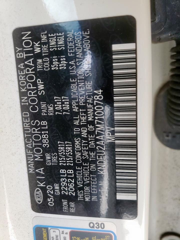 KIA SELTOS 2021 VIN KNDEU2AA7M7100784 photo 13
