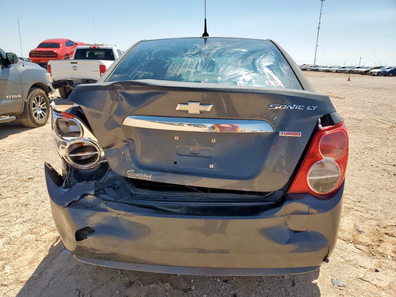 2013 Chevrolet Sonic Lt VIN: 1G1JC5SB0D4204974 Lot: 59576225