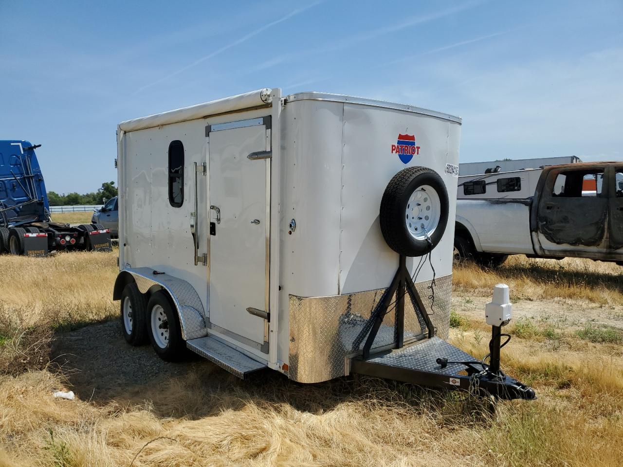 2021 Carry-On 6X12Cgcm7K Enclosed Cargo Trailer იყიდება Anderson-ში, CA - Undercarriage