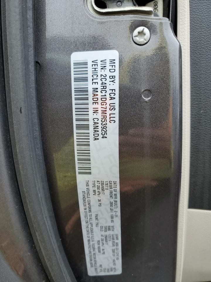 2021 Chrysler Voyager Lxi VIN: 2C4RC1DG7MR539254 Lot: 61203225
