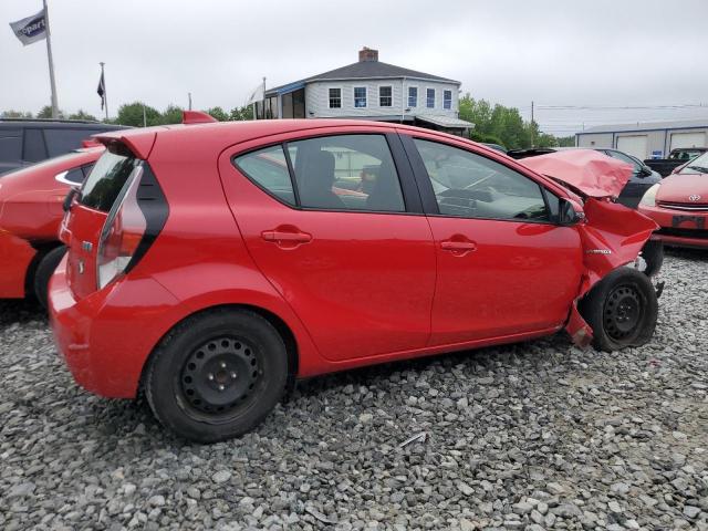  TOYOTA PRIUS 2016 Czerwony