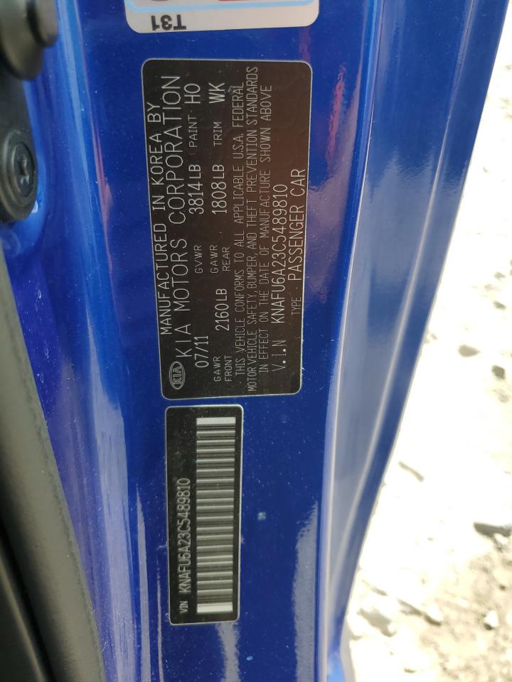 2012 Kia Forte Ex VIN: KNAFU6A23C5489810 Lot: 61772455