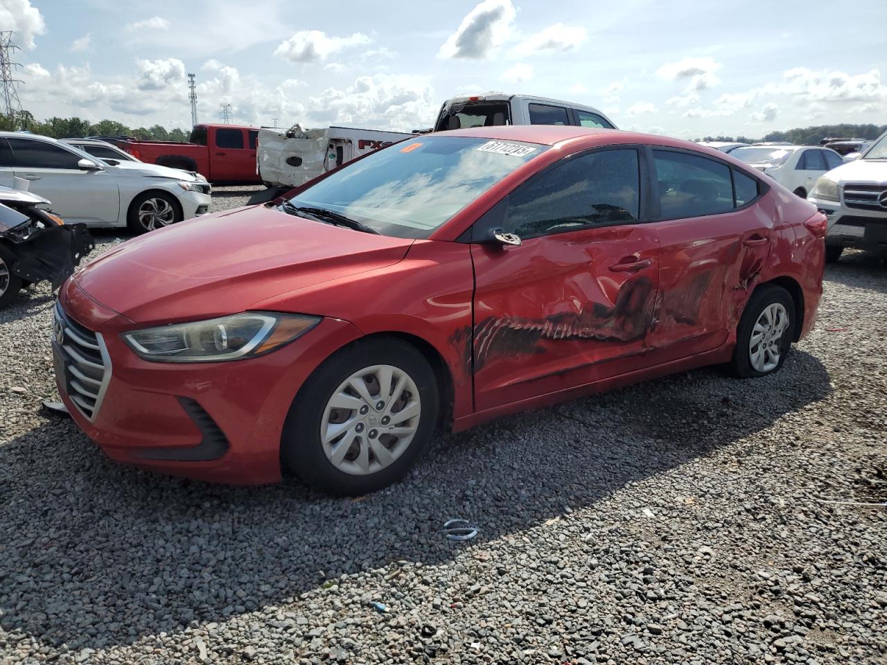 2017 Hyundai Elantra Se for Sale in Riverview, FL - Side