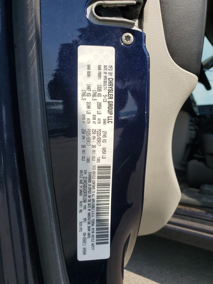DODGE CARAVAN 2013 VIN 2C4RDGBGXDR761208 фото 14