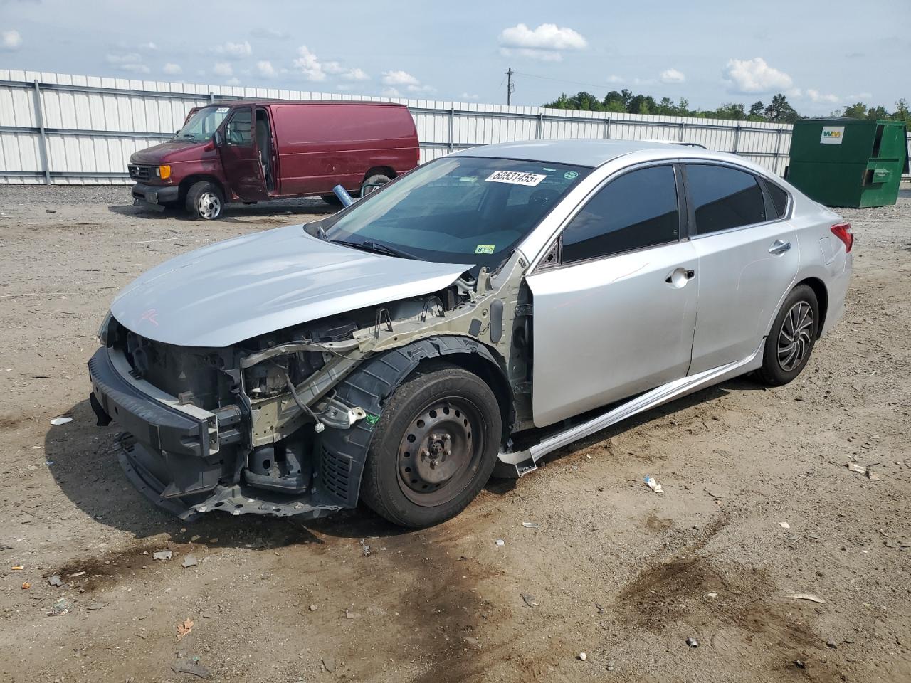 2016 Nissan Altima 2.5 на продаже в Fredericksburg, VA - Front End