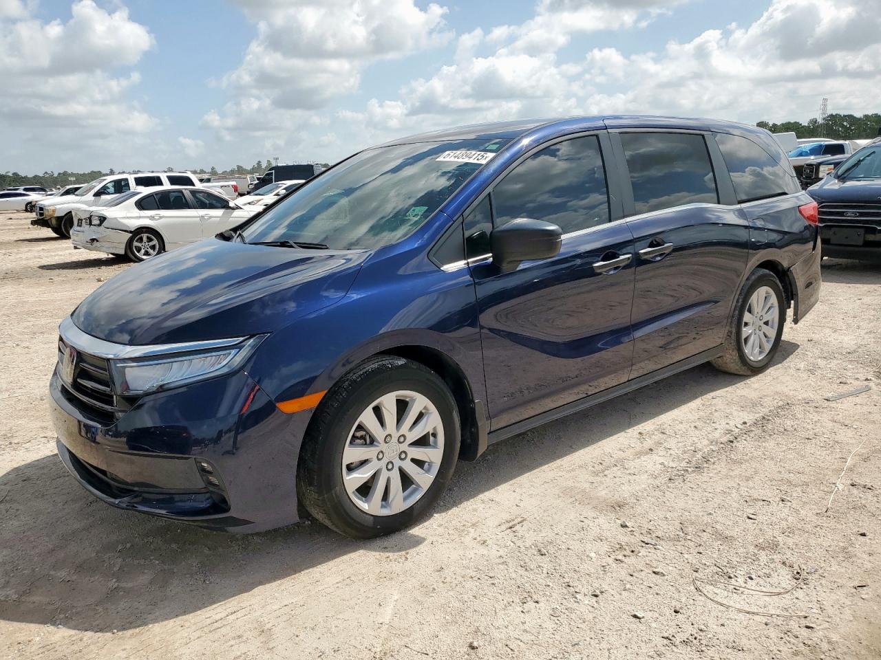 2021 Honda Odyssey Lx იყიდება Houston-ში, TX - Rear End