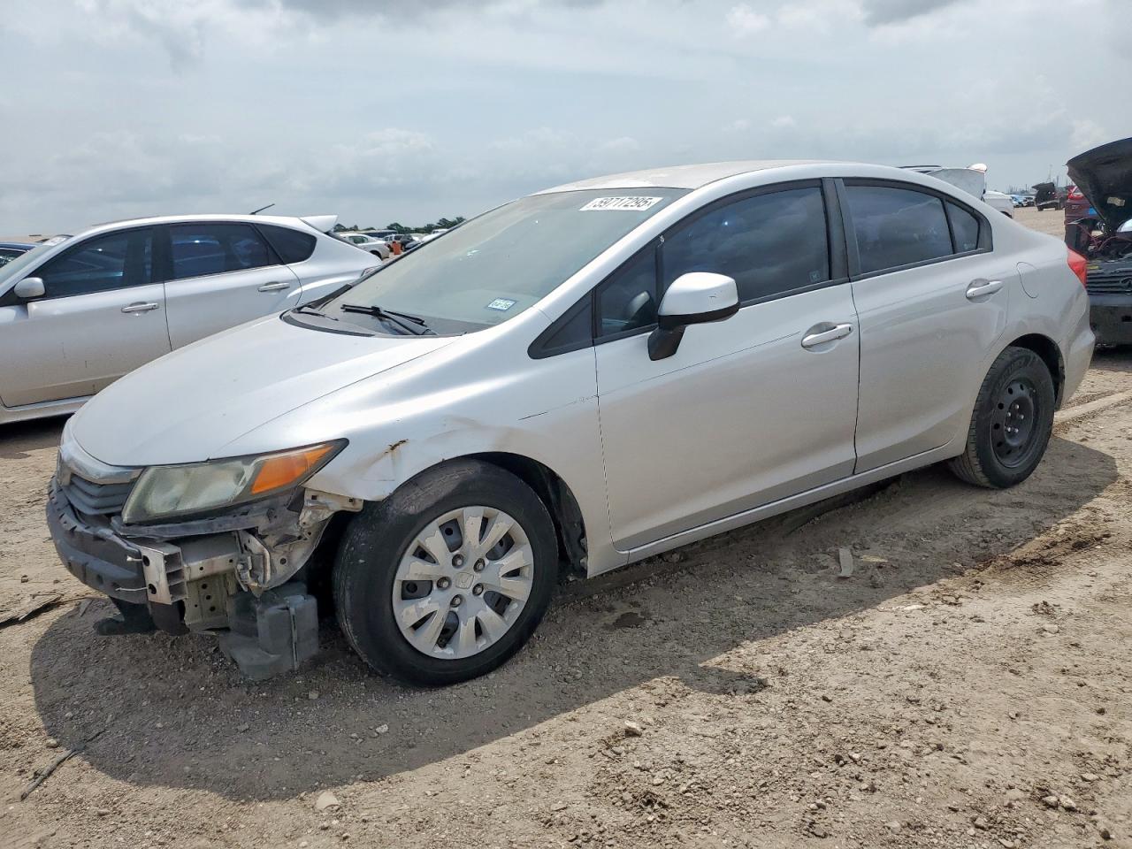 2012 Honda Civic Lx na sprzedaż w Houston, TX - Front End