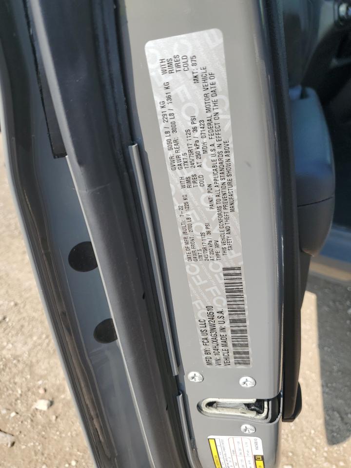 2022 Jeep Wrangler Sport VIN: 1C4HJXAG3NW240510 Lot: 62459755