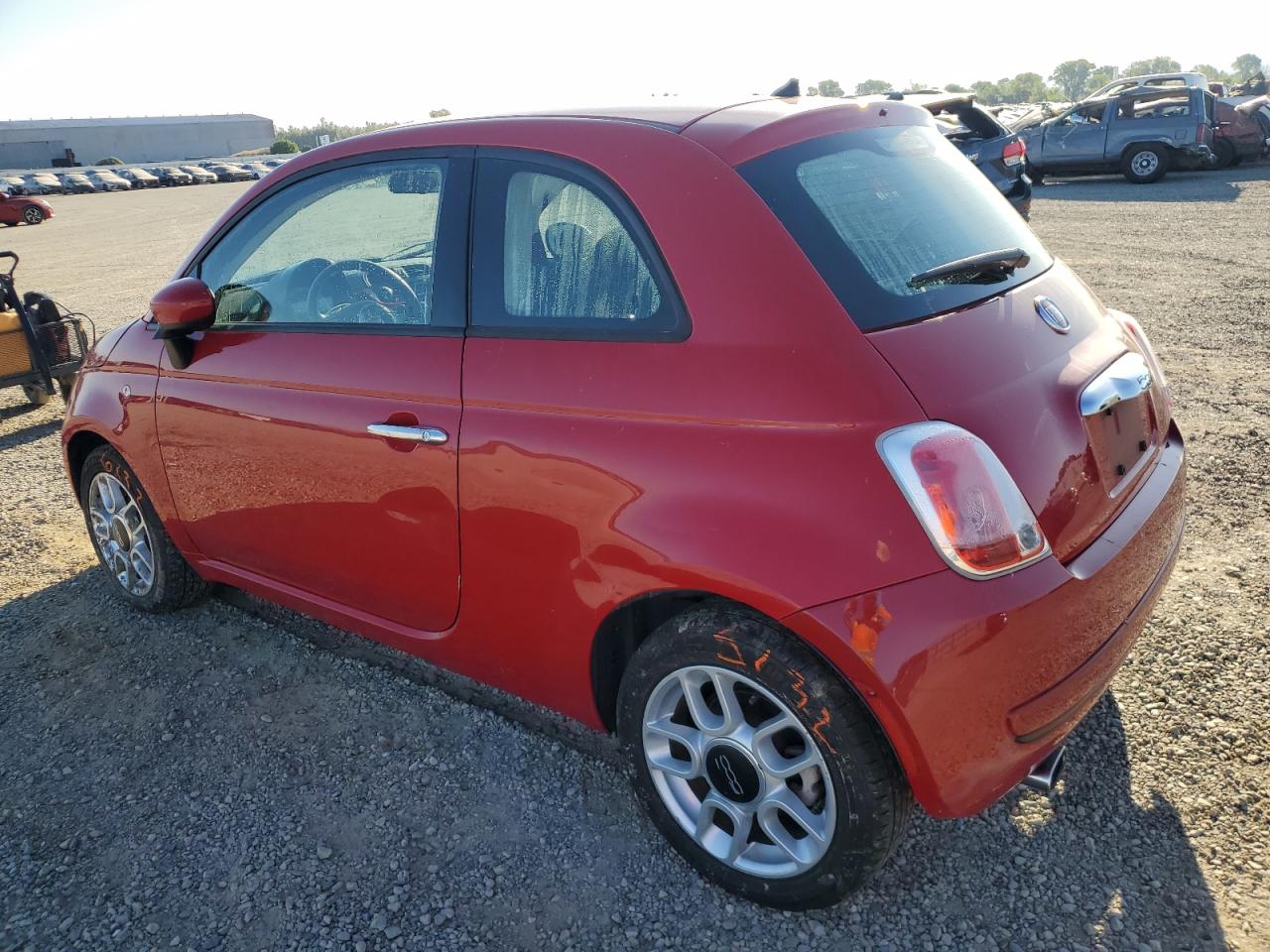 2015 Fiat 500 Pop red null gas 3C3CFFAR6FT672916 photo #3
