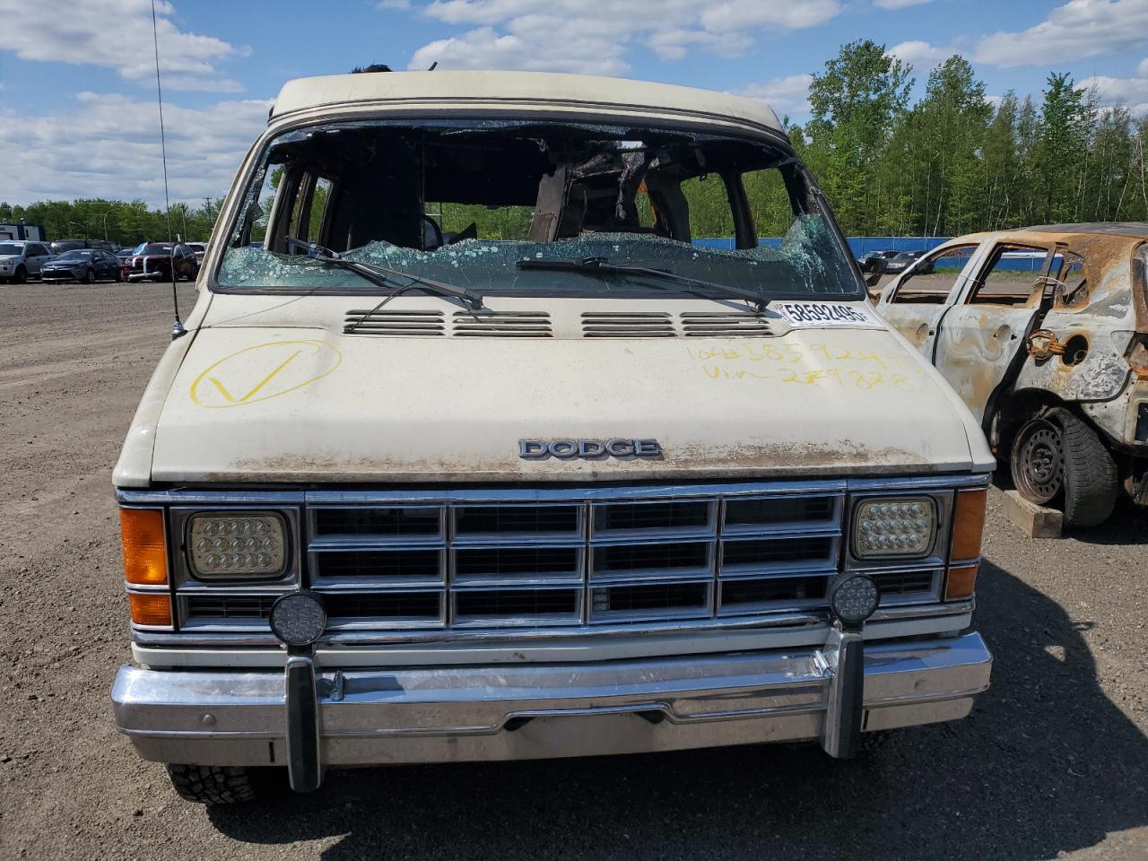 1985 Dodge Ram Van B250 VIN: 2B6HB23T0FK279878 Lot: 58592495