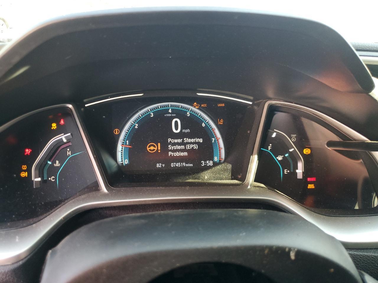 VIN: 19XFC1F7XLE021851 2020 HONDA CIVIC