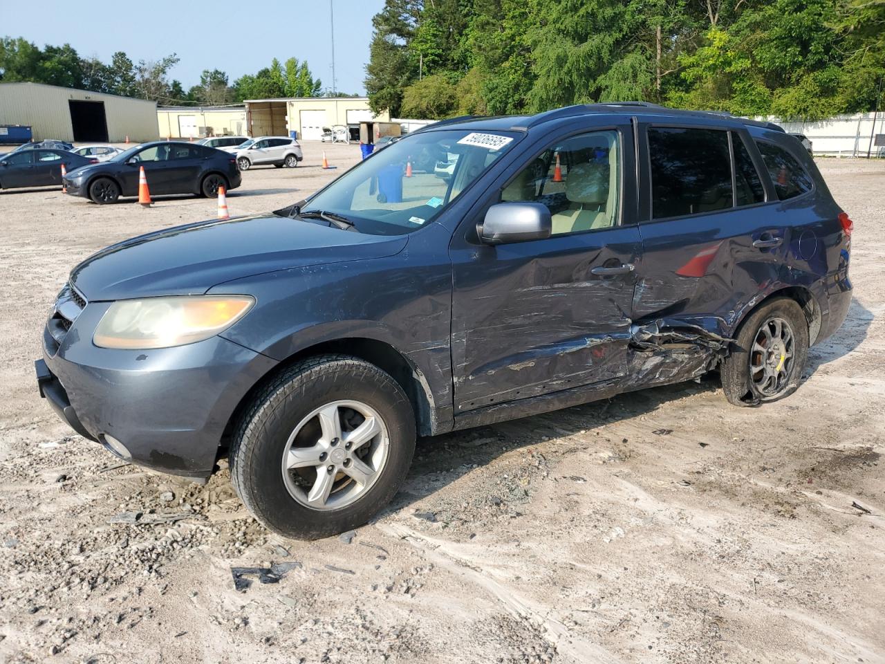 2007 Hyundai Santa Fe Gls продається в Knightdale, NC - Side