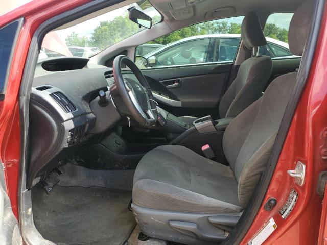 Hatchbacks TOYOTA PRIUS 2013 Red