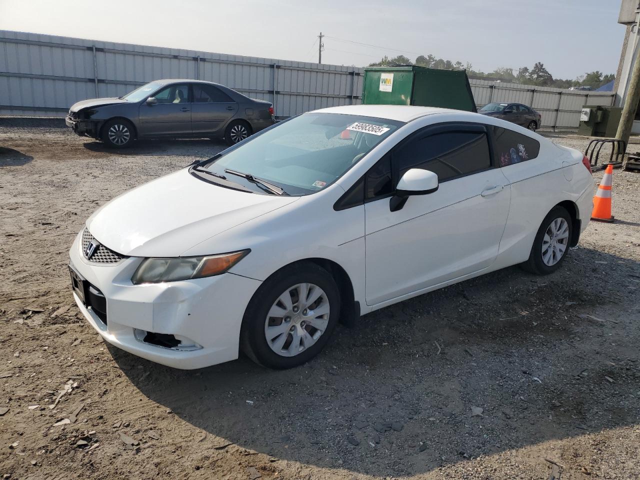 2012 Honda Civic Lx de vânzare în Fredericksburg, VA - Side