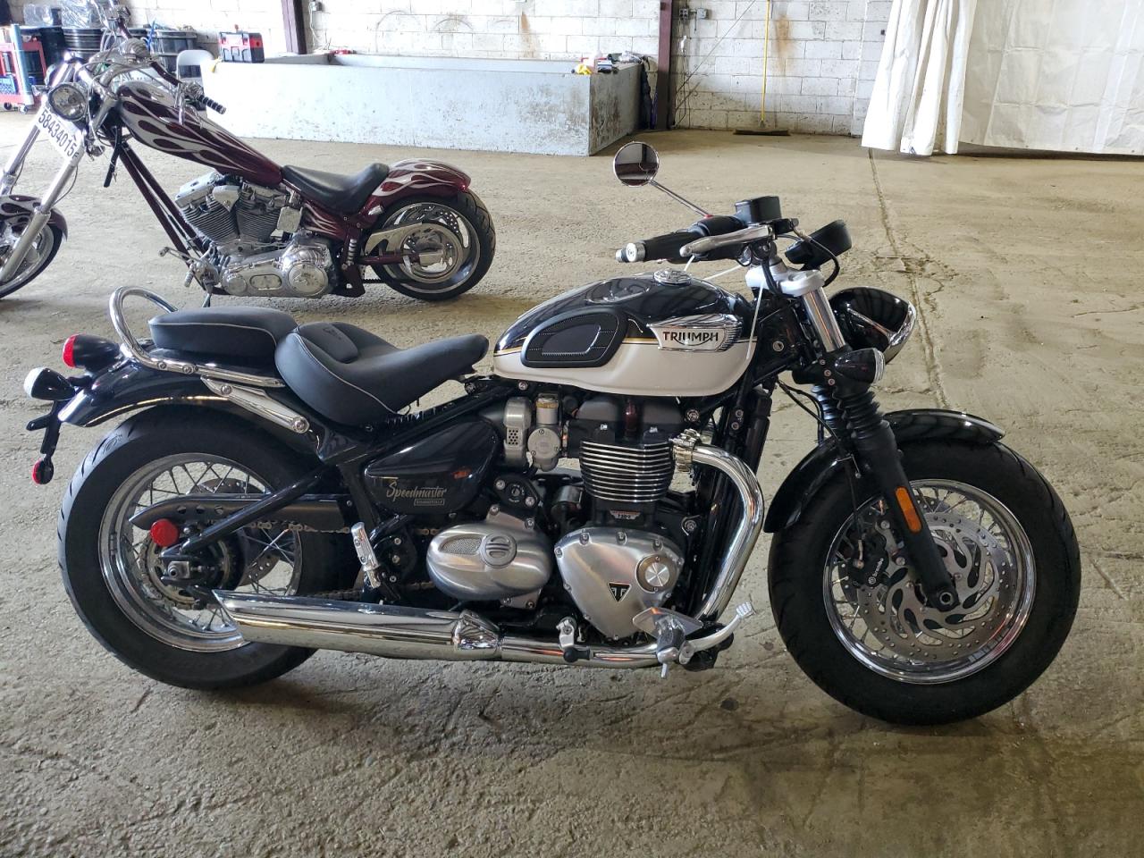 2022 Triumph Motorcycle Bonneville Speedmaster продається в Windsor, NJ - Water/Flood