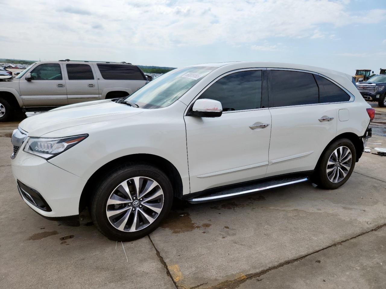 2016 Acura Mdx Technology للبيع في Grand Prairie، TX - Rear End