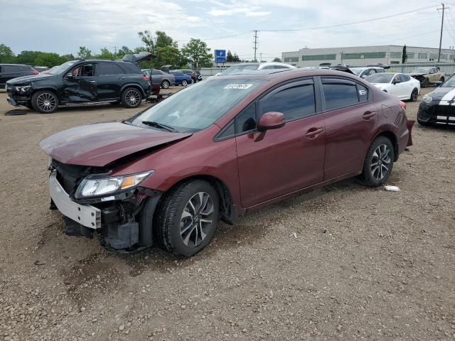  HONDA CIVIC 2013 Burgundy