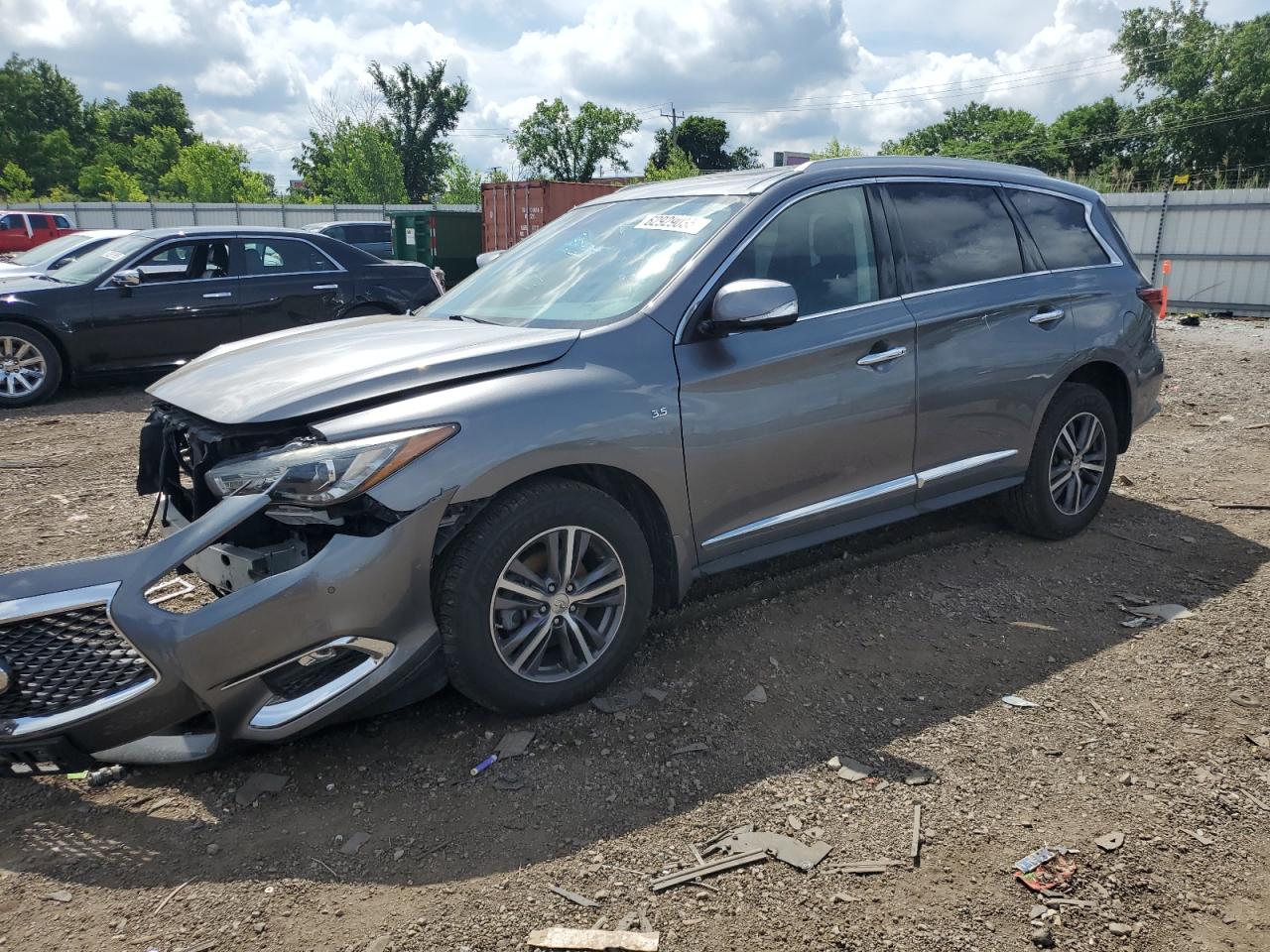 2017 Infiniti Qx60 grey null gas 5N1DL0MM5HC540276 photo #1