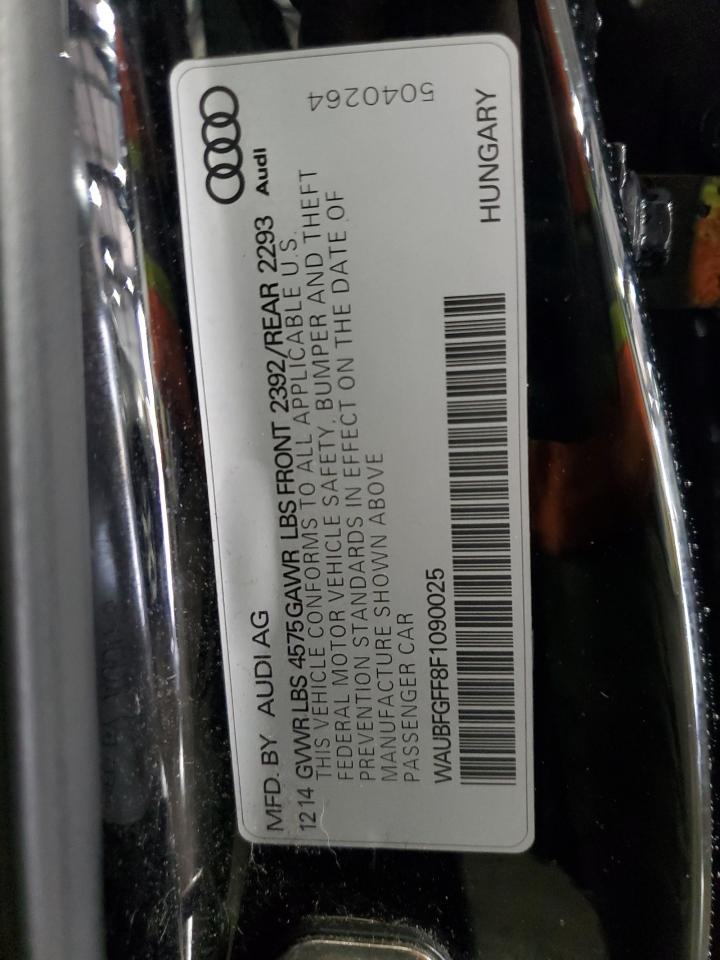 2015 Audi A3 Premium VIN: WAUBFGFF8F1090025 Lot: 61100495