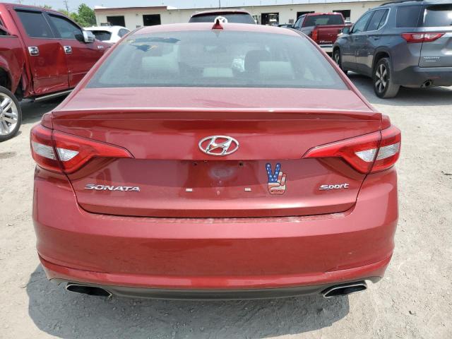  HYUNDAI SONATA 2017 Красный