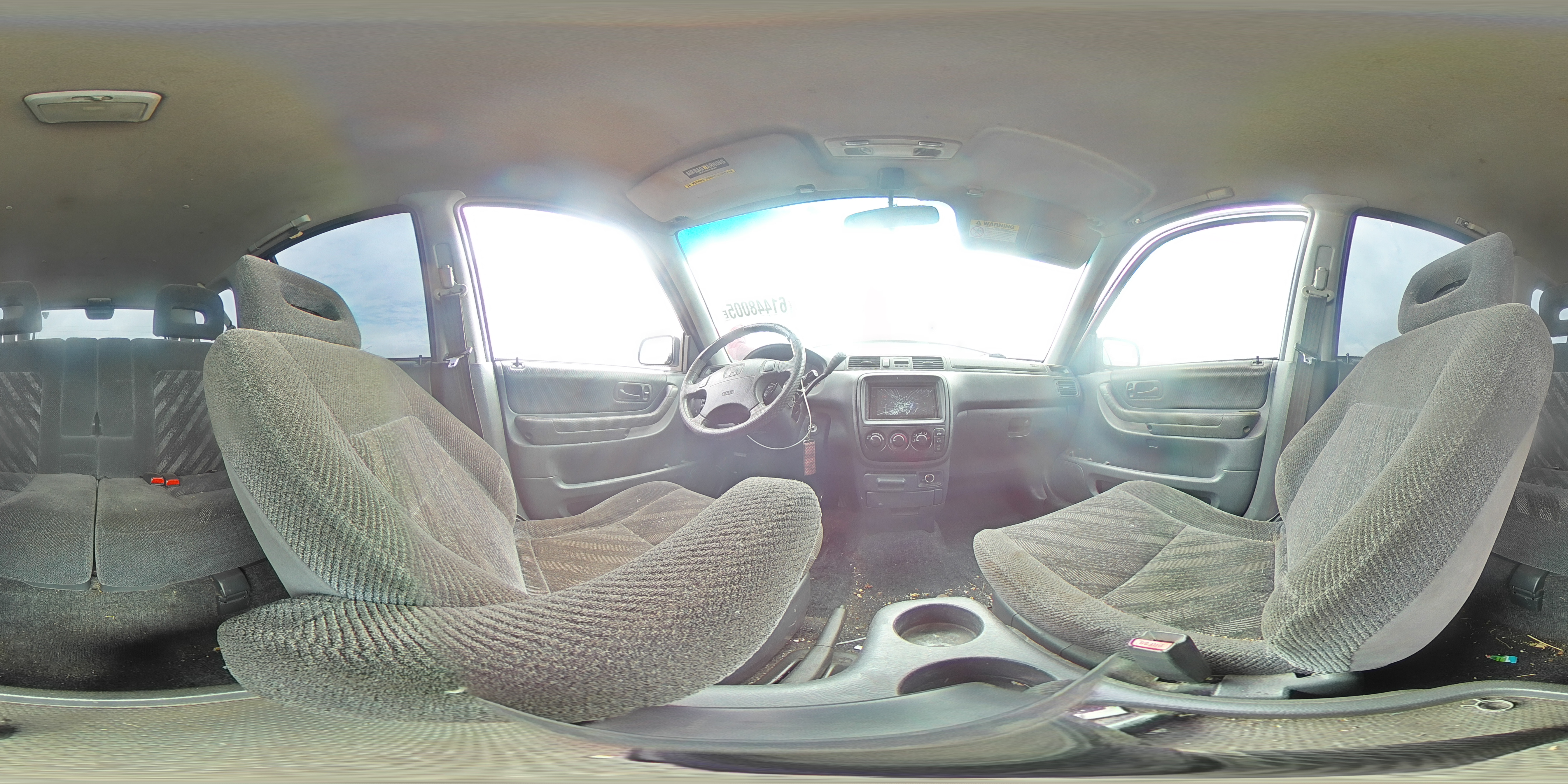 2000 Honda Cr-V Lx VIN: JHLRD2840YC012032 Lot: 61448005