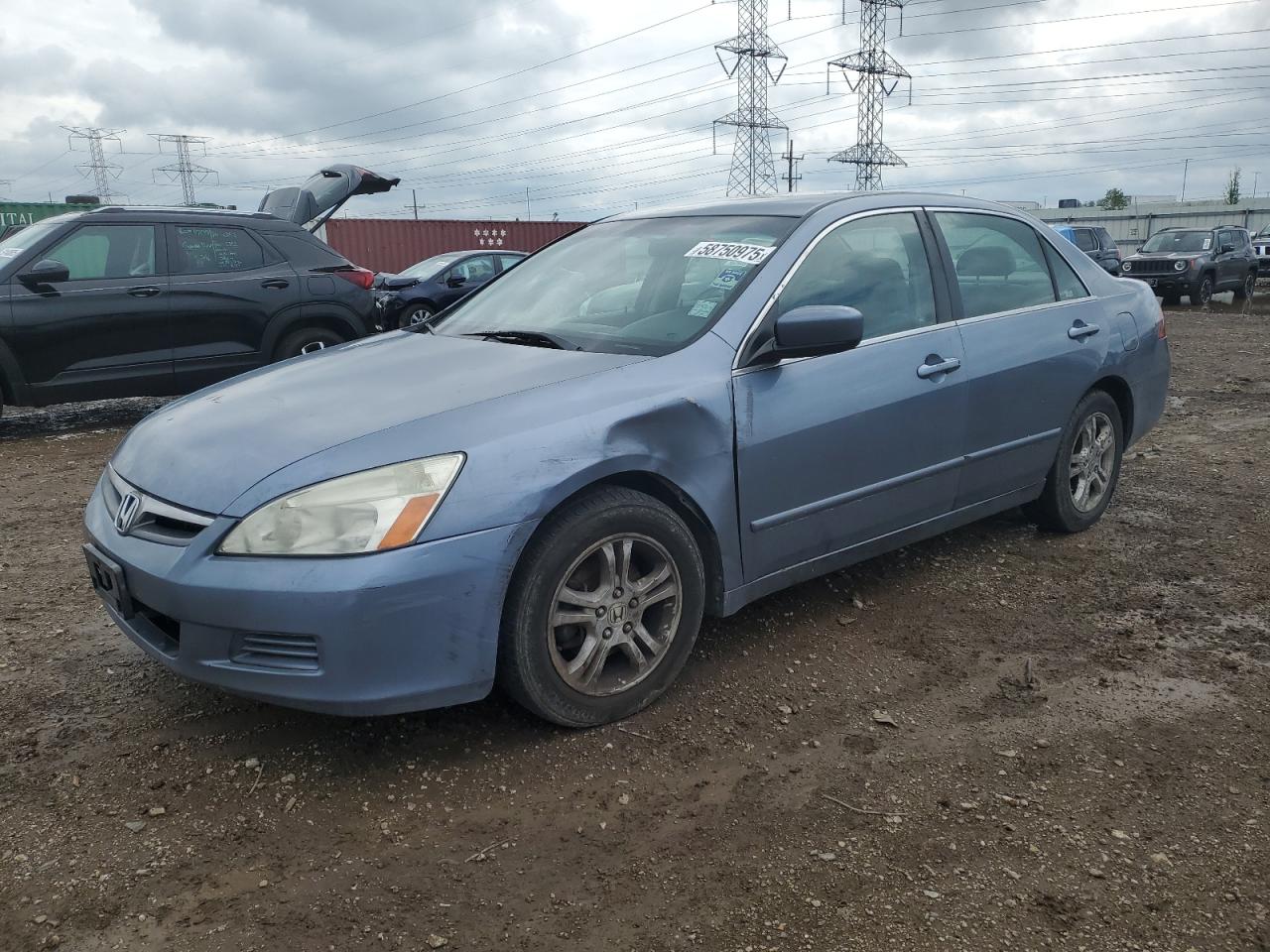 2007 Honda Accord Se продається в Elgin, IL - Side